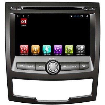 SsangYong Actyon II 2010-2013 LeTrun 2440 на Android 7.1.1 Allwinner T3
